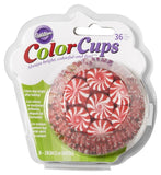 Peppermint  Candy Cupcake Cases Pk 36