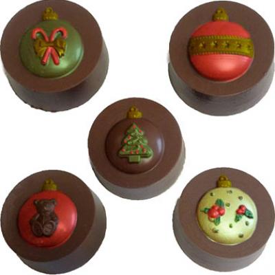 SUGAR SISTERS - XMAS MITT Chocolate Christmas Designs 6 Styles