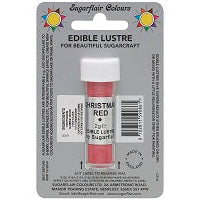 Edible Lustre Christmas Red 2g
