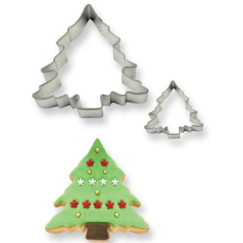 Christmas Tree Cookie Cutters Set 2 PME