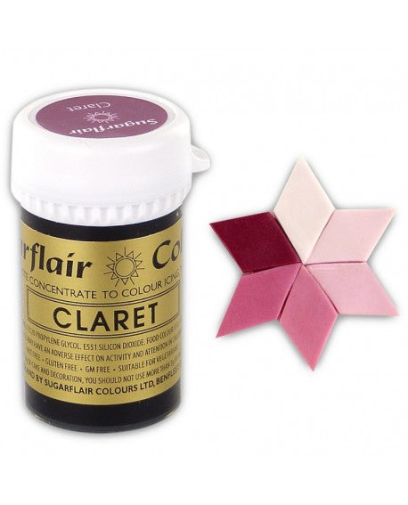 Claret SugarFlair Gel paste
