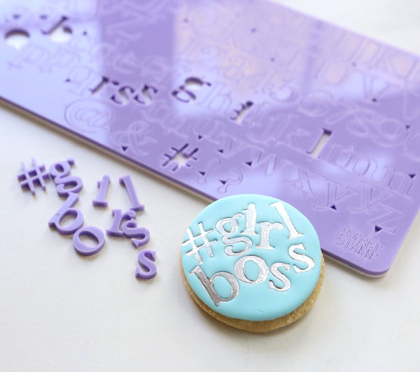 Classic Uppercase, Lowercase,Numbers and Symbols SWEET STAMP