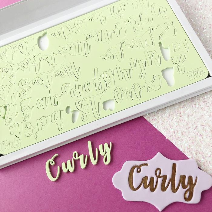 Curly Uppercase & Lowercase SWEET STAMP