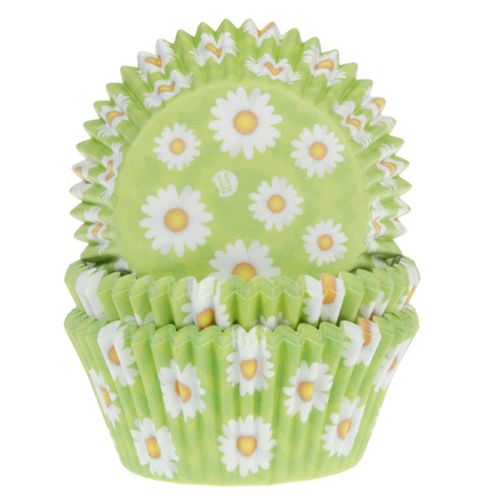 Daisy Cupcake Cases Pk 50