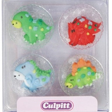 Red Bow Sugar Decorations Pk 12