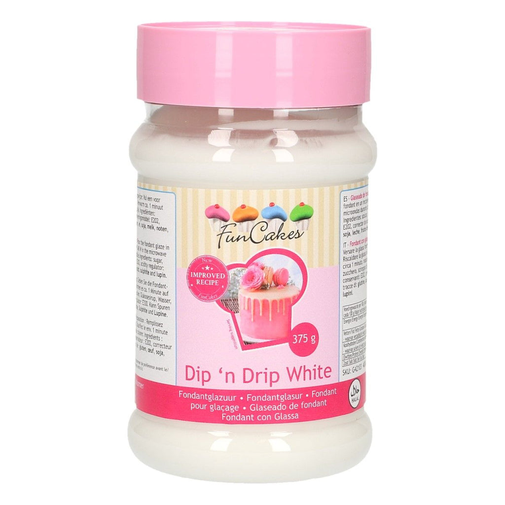 White Dip n Drip 375g Funcakes