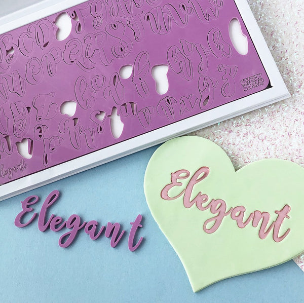 Elegant Uppercase & Lowercase SWEET STAMP