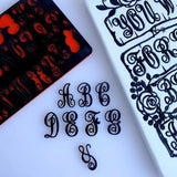 Monograms by Evil Cake Genius SWEET STAMP