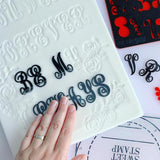 Monograms by Evil Cake Genius SWEET STAMP