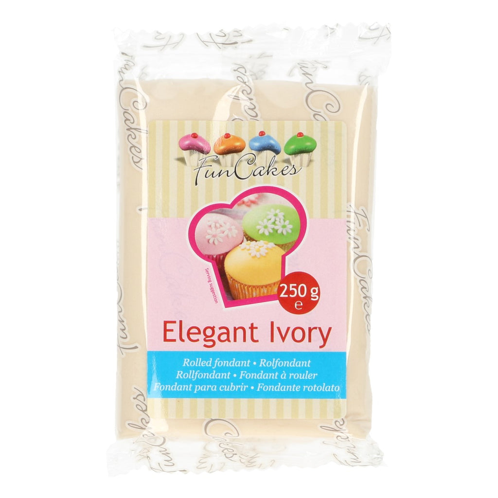 FunCakes Sugar Paste Elegant Ivory 250g