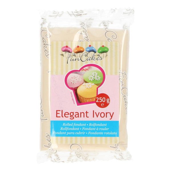 FunCakes Sugar Paste Elegant Ivory 250g