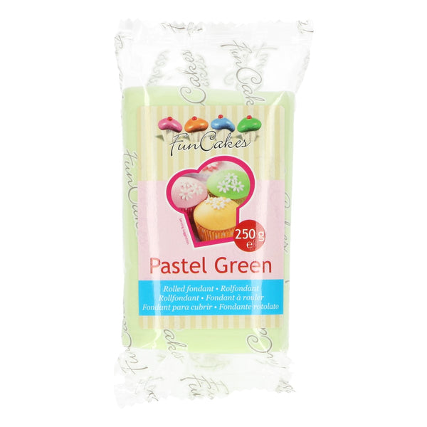 FunCakes Sugar Paste Pastel Green 250g