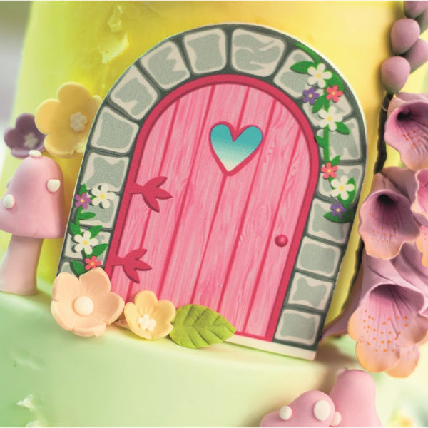 Fairy Door Cake Decoration 95 X 145mm (Inc Pic)