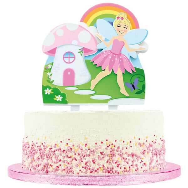Fairy Garden Cake Decoration 155 X 200mm (Inc Pic)