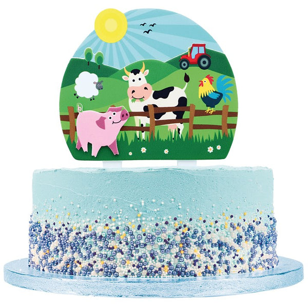 Farmyard Friends Cake Decoration 138 X 170mm (Inc Pic)