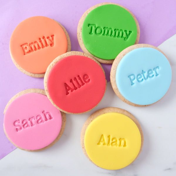 Frosting Letters numbers & Symbols SWEET STAMP