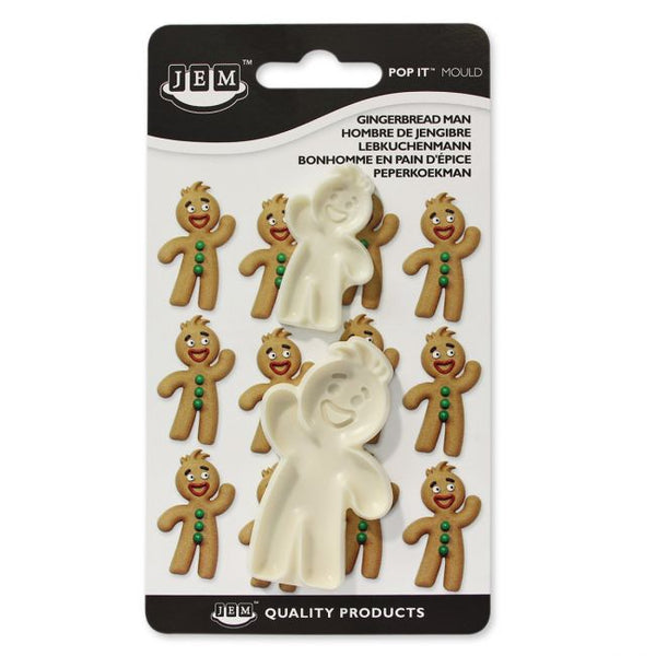 Jem Gingerbread Man Cutter Pop It Set 2