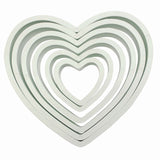 PME 6 Piece Cutter Set Heart