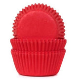 Mini Cupcake Cases 60pk Red HOM