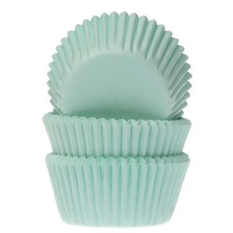 Mint Mini Cupcake Cases 60pk