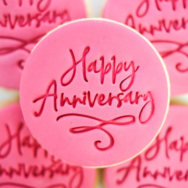 Happy Anniversary Embosser SWEET STAMP