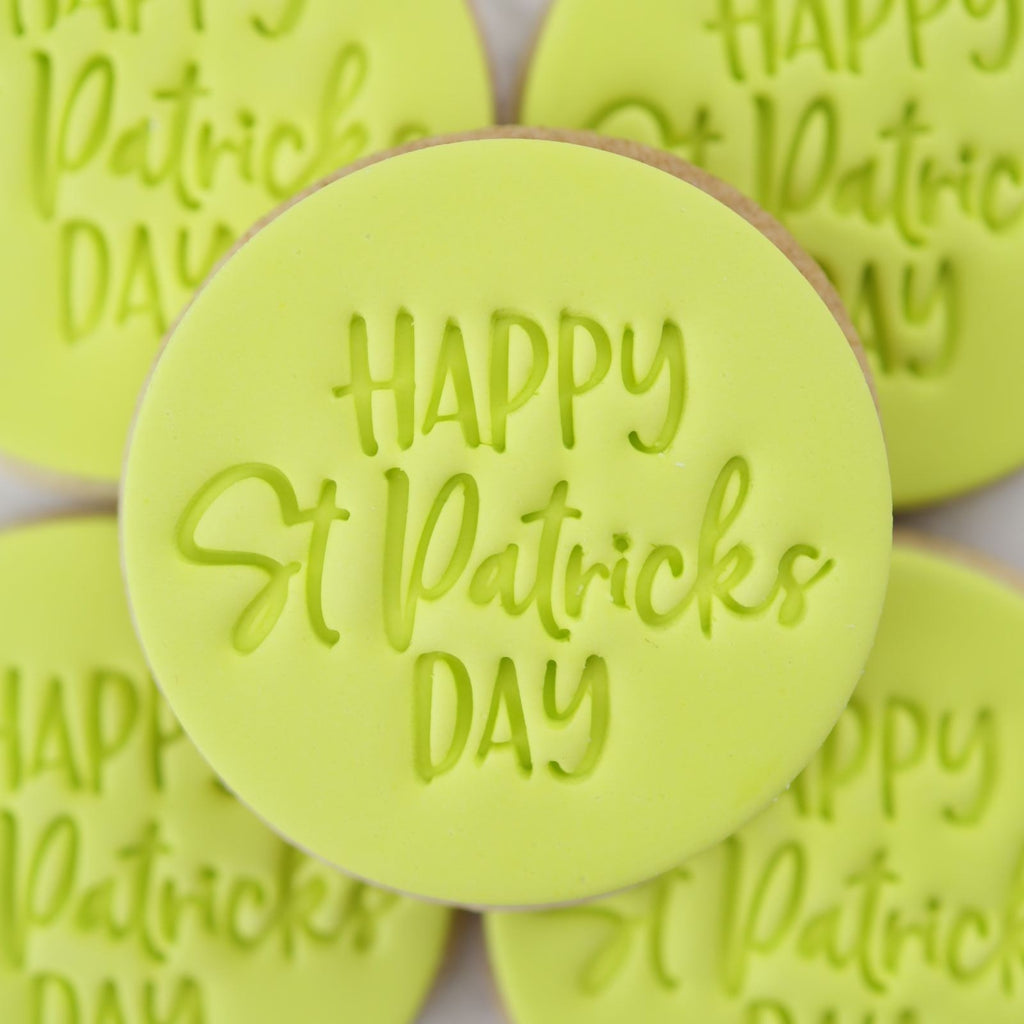 Happy St Patricks Day Embosser SWEET STAMP