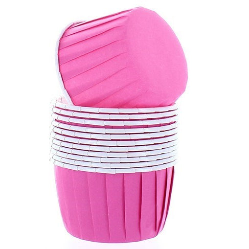 Cupcake Baking Cups Hot Pink Pk 12