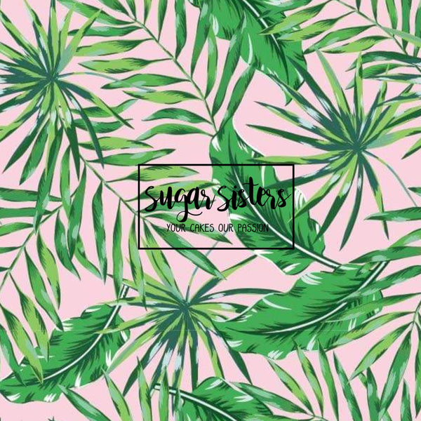 Tropical Leaves Edible Image