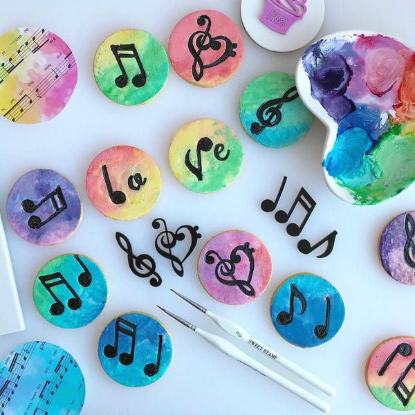 Music Notes Elements SWEET STAMP