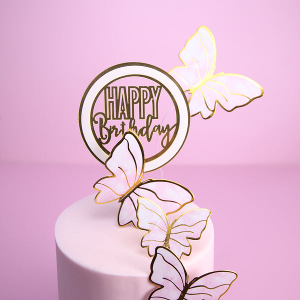 SUGAR SISTERS - Butterfly Cake Toppers Pk 10