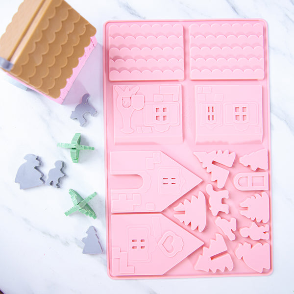 SUGAR SISTERS - Gingerbread Chocolate House Mould