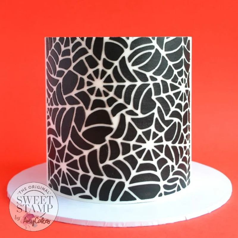 Creepy Web Stencil - Sweet Stamp
