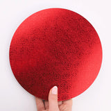 Luxury Red Cake Board - Double Sided -  Red/White -   (Asstd Sizes)