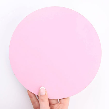 Round Drums Pale Pink