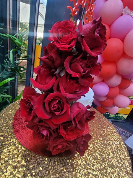 Luxury Red Cake Board - Double Sided -  Red/White -   (Asstd Sizes)