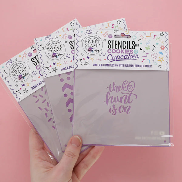 Bunny Feet Mini Cookie & Cupcake Stencil - SWEET STAMP