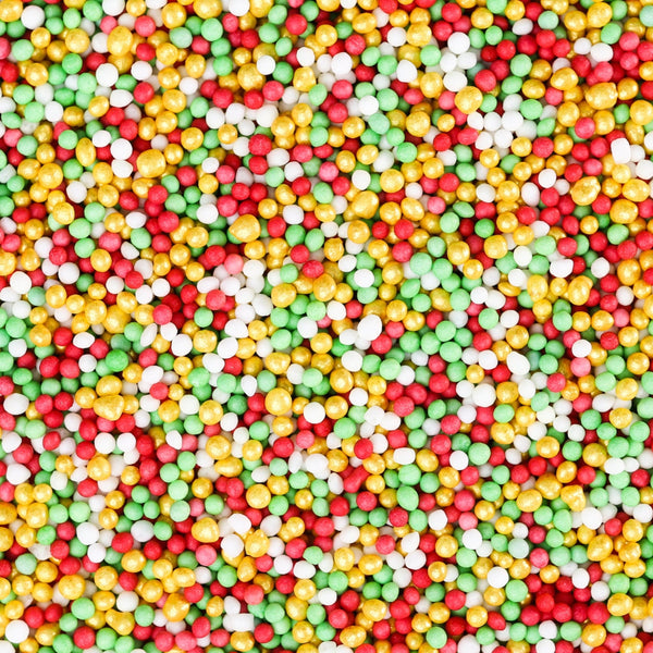 SUGAR SISTERS - Xmas Bling Non Pareils Sprinkle Mix 80g