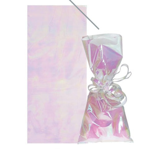 Iridescent Cello Bags with Twist Ties pk 10