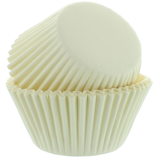 Cupcake Cases Ivory Pk 250