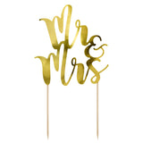 CAKE TOPPER MR&MRS - GOLD