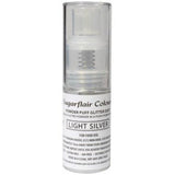 Light Silver Glitter POWDER PUFF 10g