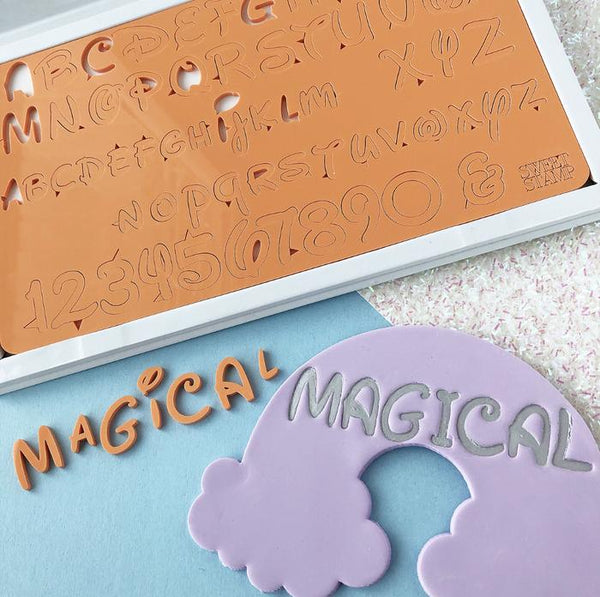 Magical Uppercase, Lowercase,Numbers & Symbols SWEET STAMP