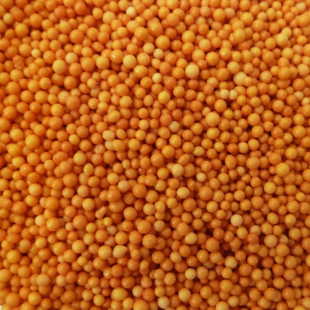 SUGAR SISTERS - Matt Orange Non Pareils 80g