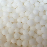 SUGAR SISTERS - Matt White Pearls  4mm 80g