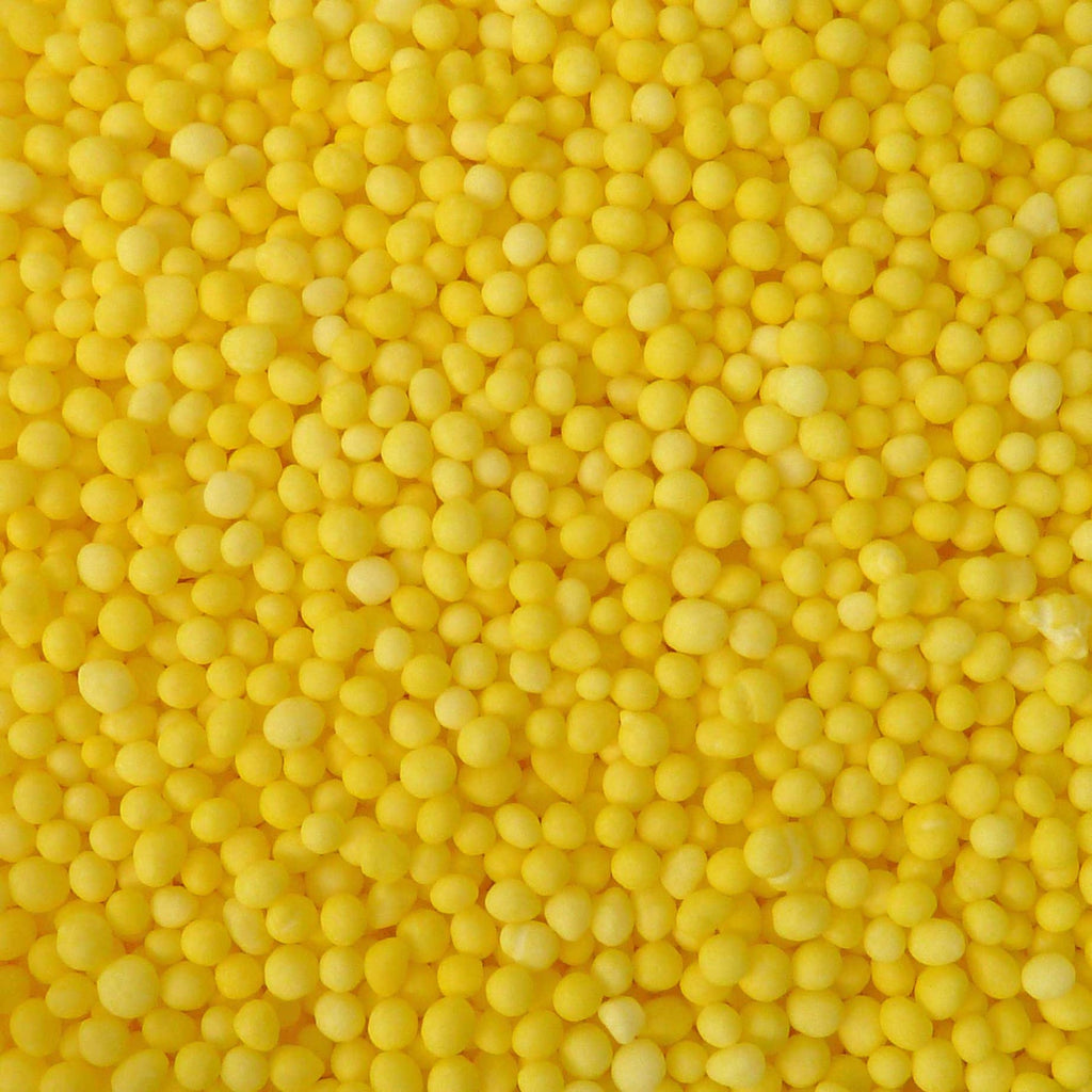SUGAR SISTERS - Matt Yellow Non Pareils 80g