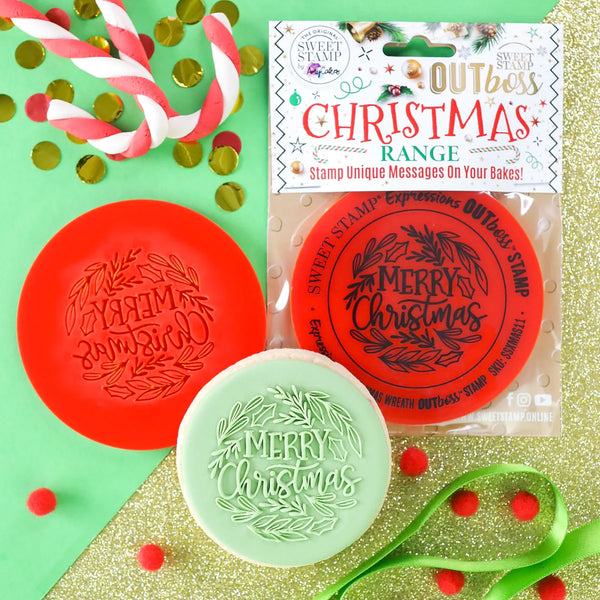 Merry Christmas Wreath OUTboss