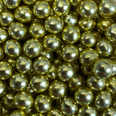 SUGAR SISTERS - Shimmer Pearls Gold Lrg 7mm  80g