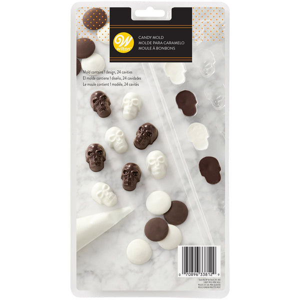 Mini Skull  Chocolate Mould WILTON
