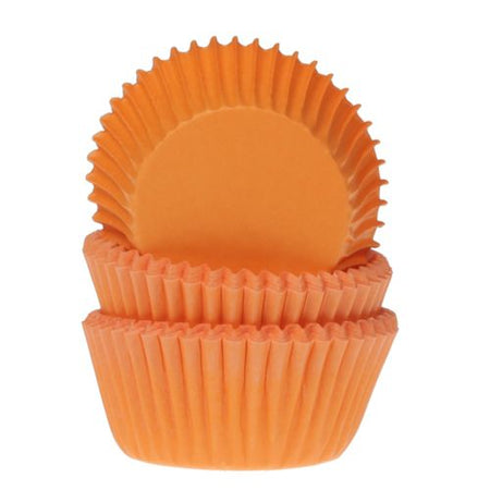 Orange  Cupcake Cases Pk 50 HOM