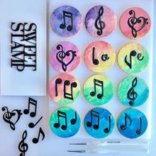 Music Notes Elements SWEET STAMP